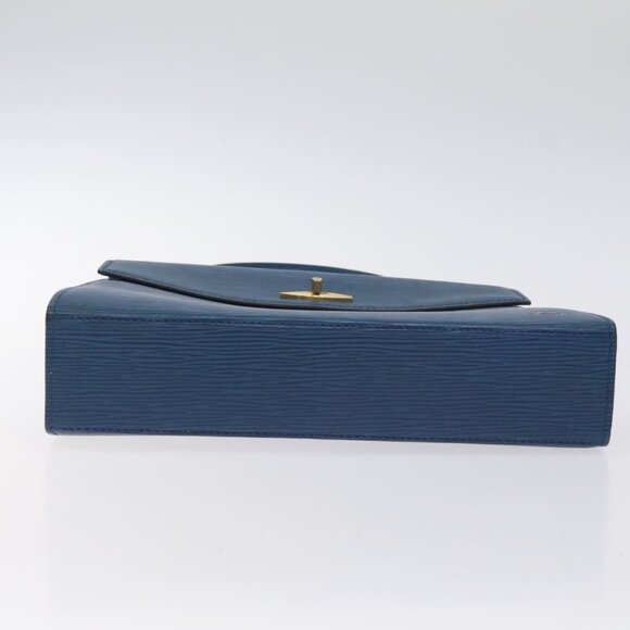 LOUIS VUITTON Epi Malesherbes Hand Bag Blue - Picture 12 of 16